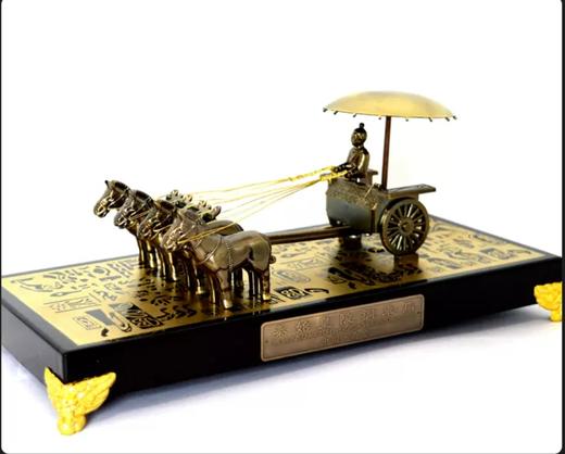 兵马俑铜车马摆件 商品图2