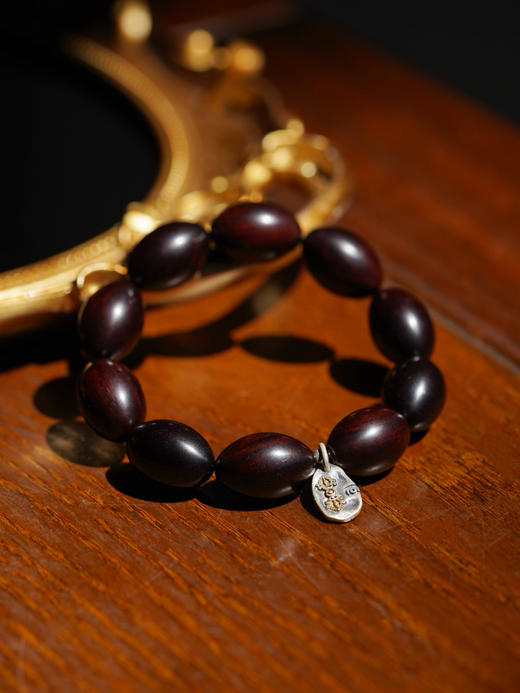 小叶紫檀橄榄珠手串 商品图0
