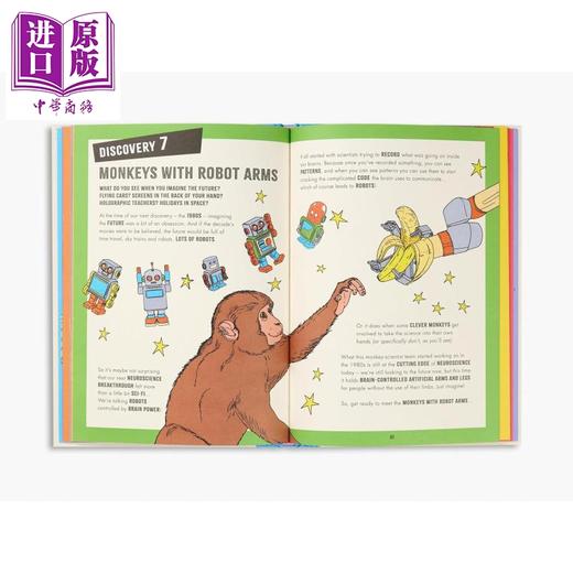 【中商原版】大脑深处 揭示大脑运作的十大发现 Inside Your Brain 英文原版 儿童知识绘本 少儿科普百科图画书 进口童书 精装 商品图3