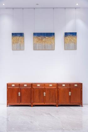 红桥红  家具严选  缅甸花梨（大果紫檀）【98两抽 餐边柜】