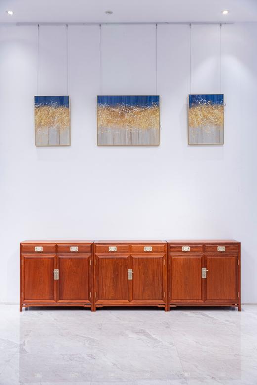 红桥红  家具严选  缅甸花梨（大果紫檀）【98两抽 餐边柜】 商品图0