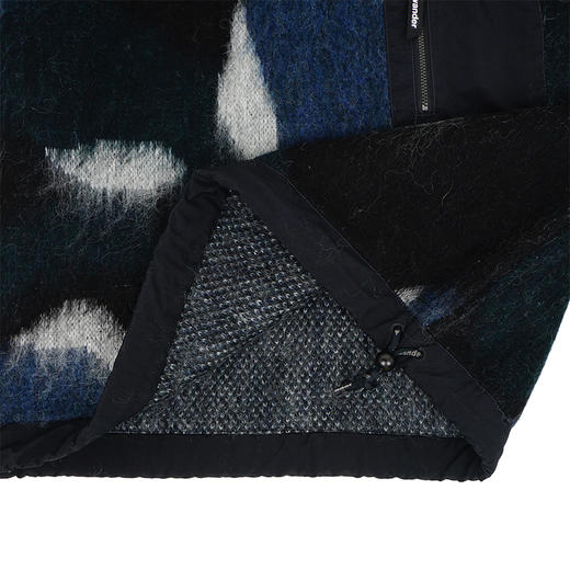 and wander mix color shaggy 男女拼色马海毛羊毛混纺宽松毛衣 商品图3