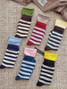✨当下ins火爆🔥独立设计师款❗只需💰29.9￥到手6双【美拉德双袜口条纹中筒袜】💕巨洋气条纹撞色真的很chic ⚠️卖了几十万双无一差评 这个价格闭眼入❗ 商品缩略图1