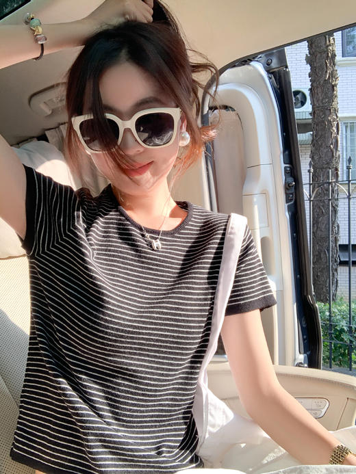 <曾小咸推荐>现货秒杀！最后一波 ！抢到赚到！6色针织圆领T恤 日常119.99 立减60 秒杀59.99！ 商品图9