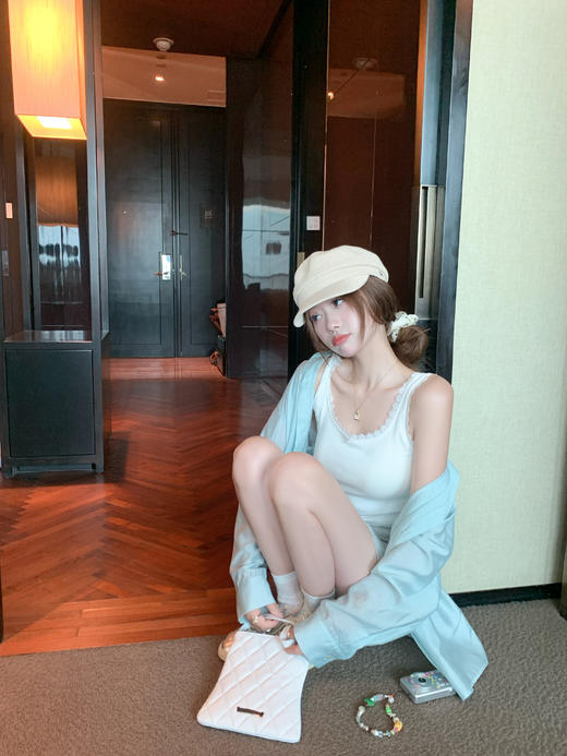 【169元任选2件】最后一波现货！休闲通勤水蓝色宽松长袖衬衫 商品图12