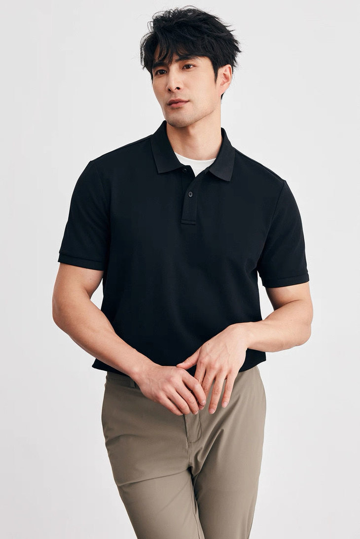 【季末清仓59.9/2件，单件不发货】Gesamy格桑米男士短袖POLO衫，“黑科技”透气网眼面料，经典版型【预售3-7天发货】