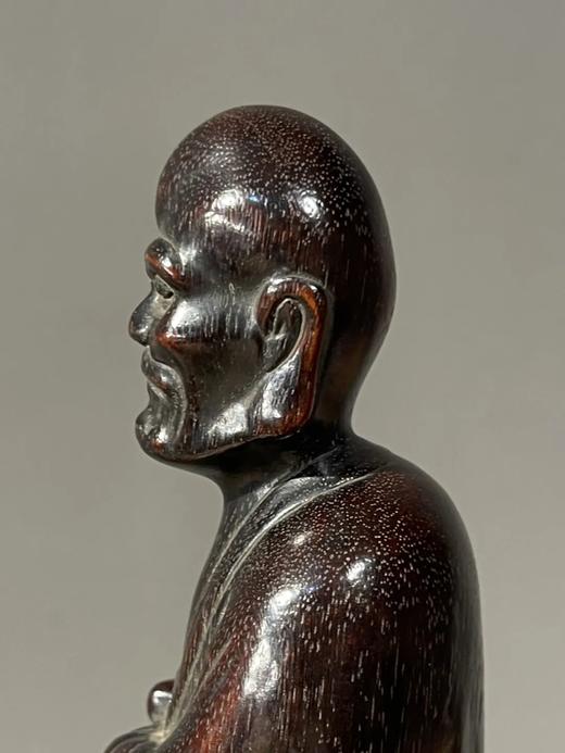 小叶紫檀雕罗汉立像，顺丰包邮 商品图7