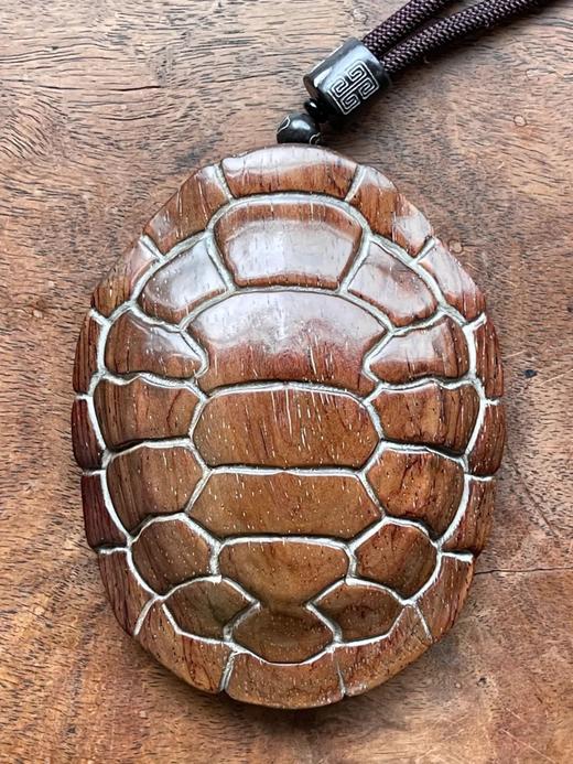 海南黄花梨龟壳形镇纸，顺丰包邮 商品图0