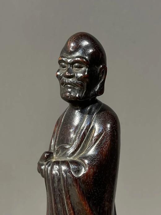 小叶紫檀雕罗汉立像，顺丰包邮 商品图6