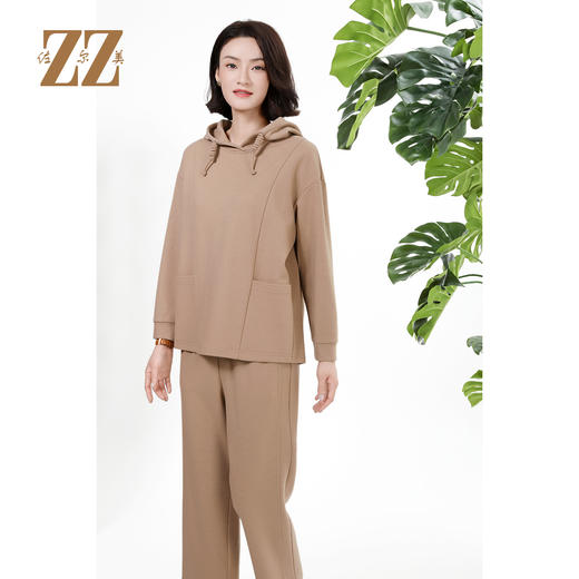 佐尔美冬季上新 简约百搭100%绵羊毛上衣短外套女E34ZD26 商品图3