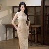 MYJ 中式国风旗袍气质复古改良款修身日常可穿连衣裙 商品缩略图0