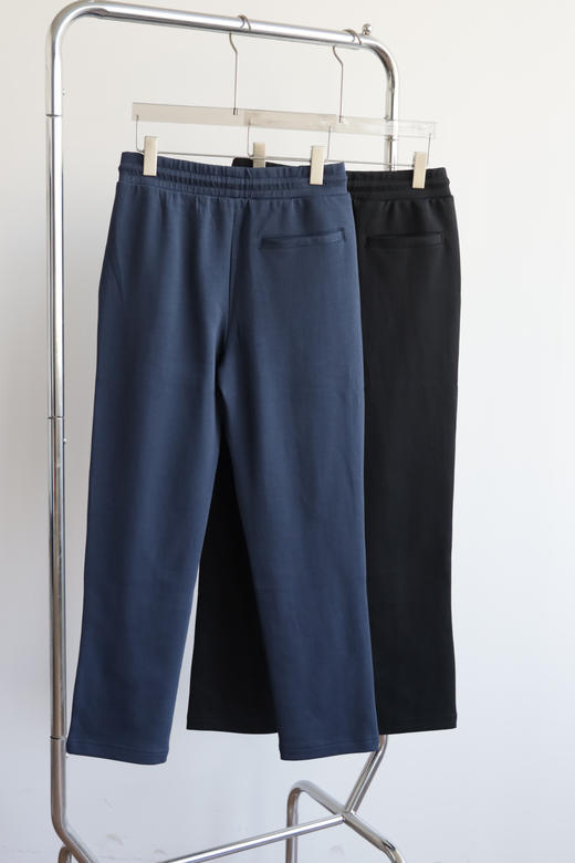 L/P 诺亚 秋款双面平纹针织 平口休闲卫裤 WK818 商品图2