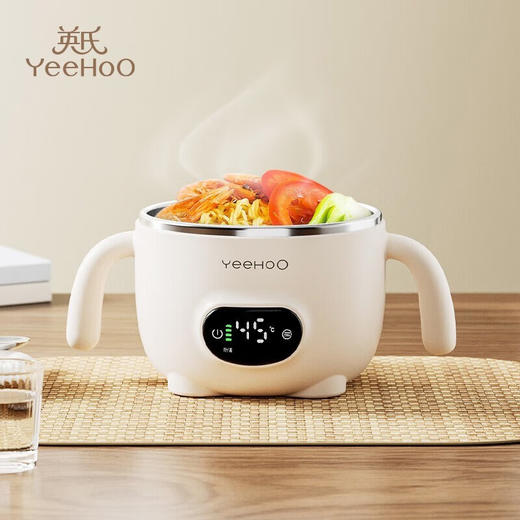 英氏萌萌恒温碗 C60B 米白色 商品图1