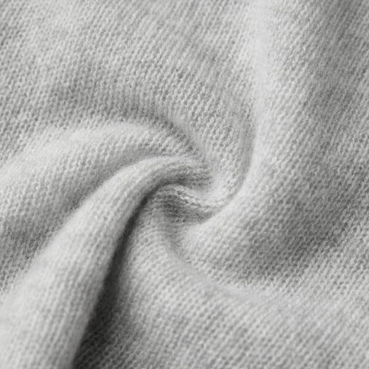 ROMI STUDIO“棕标甄选”100%山羊绒自然卷边圆领开衫 RW24WSD1141 商品图4