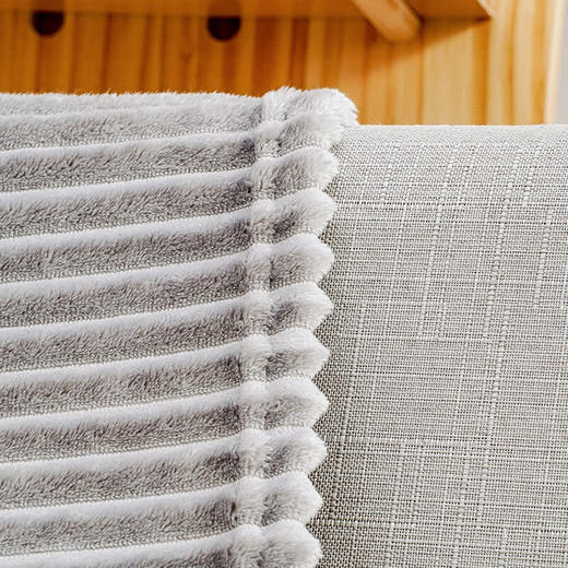 博洋生活 简约法兰绒休闲毯100*150cm/450g 商品图6