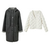 【90白鹅绒】三彩2025冬季新款羽绒服大衣两件套长款连帽M 商品缩略图4