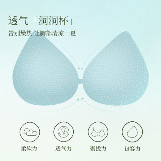 素肌良品“无感舒适天使之翼”软支撑文胸 MX159A-FX 商品图3