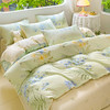 自然醒全棉印花100全棉床上四件套夏天纯棉被套床单宿舍被罩三件套床品NH161 商品缩略图7