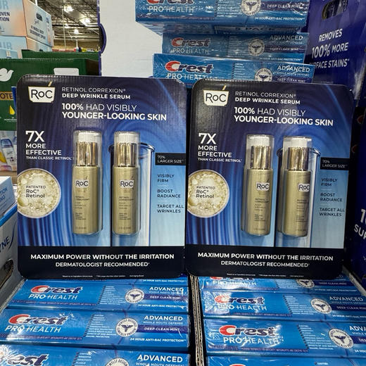 Roc抗皱精华折扣特价💥大容量来了‼️💰360元/2大瓶🉐美国🇺🇸直邮！Roc洛克深层抗皱精华50ml*2 商品图1