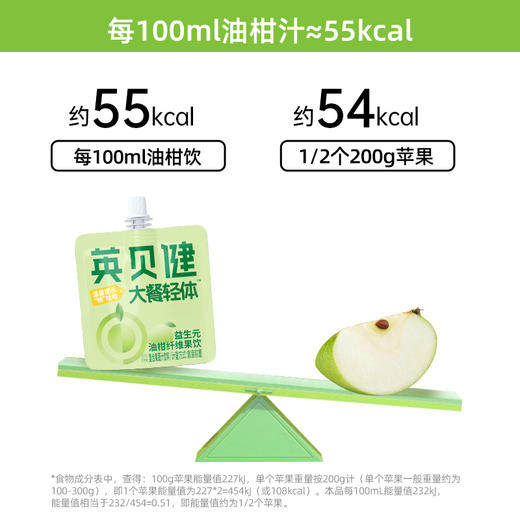 【超值装15袋】英贝健油柑纤维果饮 70ml/袋 天然刮油水 每100ml≈20颗NFC大油柑膳食纤维 商品图4