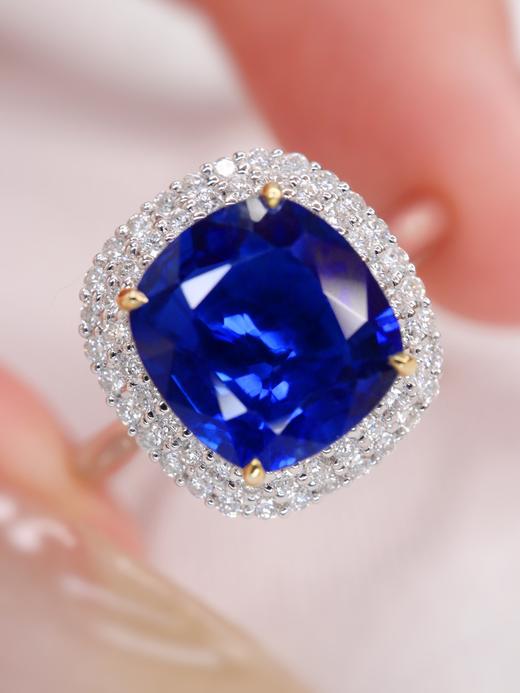 2ct刻面蓝宝石戒指 商品图0