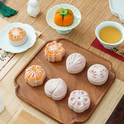 金华火腿中秋月饼礼盒中秋送礼 花好月圆金属手提 商品图2