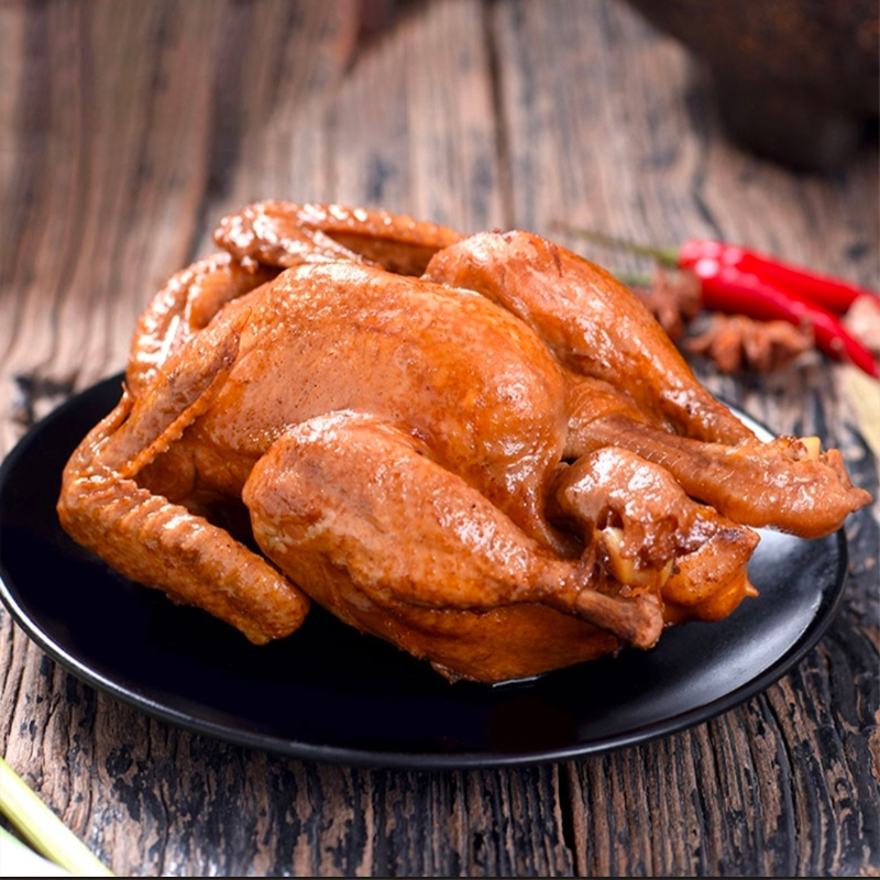 传统鲜烧鸡 900天有机老母鸡加工