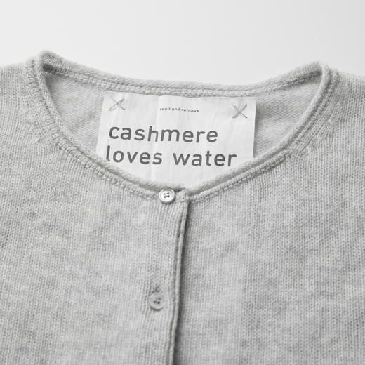 ROMI STUDIO“棕标甄选”100%山羊绒自然卷边圆领开衫 RW24WSD1141 商品图2