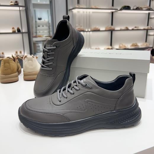 【云粉节】BF楼千百度男鞋板鞋2025秋商场正品休闲运动真皮系带A25418105吊牌价1199活动价799 商品图0