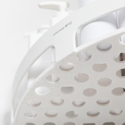 茶花 卡乐免打孔吸壁三角置物架 商品图2