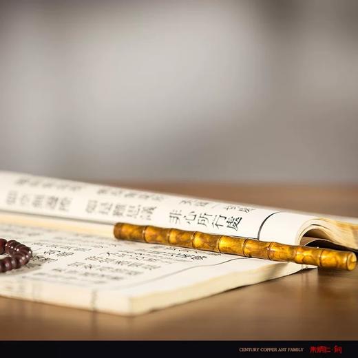 朱炳仁铜 | 节节高铜笔 商品图0