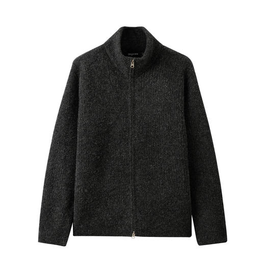 gxg.jeans男装 含羊毛质感面料立领拉链开襟毛衣线衫外套25秋热卖 商品图4