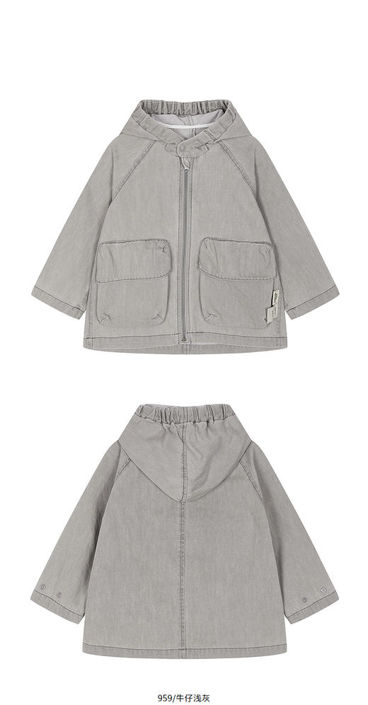 jnby   25年秋款  中长款风衣   YP9911510 商品图7