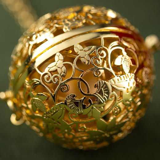 朱炳仁铜 | 合意香囊挂件套装（含木架） 商品图7