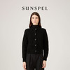 【秋冬新品】SUNSPEL女士秋冬羊毛圆领罗纹针织开衫 商品缩略图1