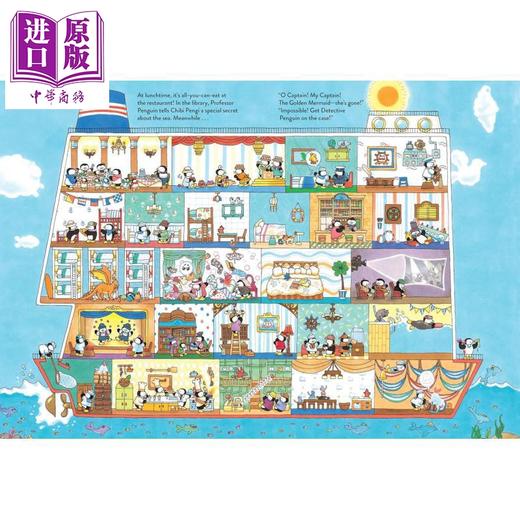 【中商原版】欢迎来到企鹅游轮 Welcome to the Penguin Cruise a Seek-and-Find Adventure 英文原版进口 寻宝绘本儿童图画书 商品图3