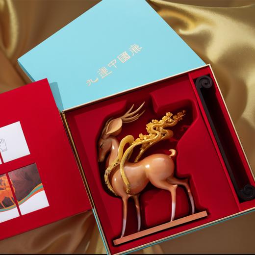 朱炳仁铜 | 九运中国鹿·玄鹿 家居摆件 商品图6