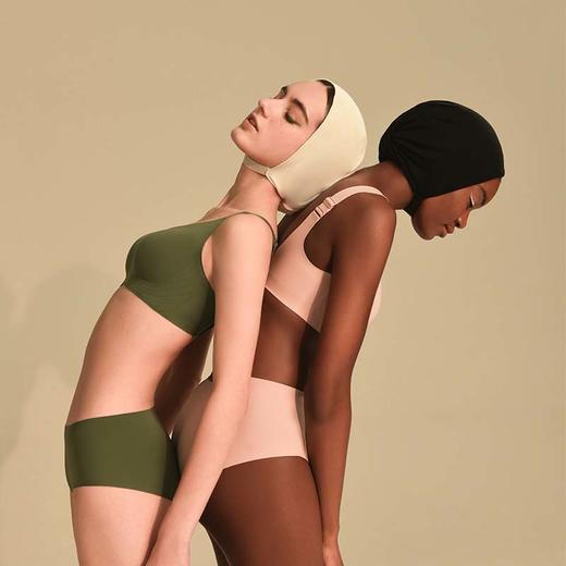 素肌良品【天使之翼】3D布雕软支撑侧收副乳高包容文胸 MX116-FX 商品图1