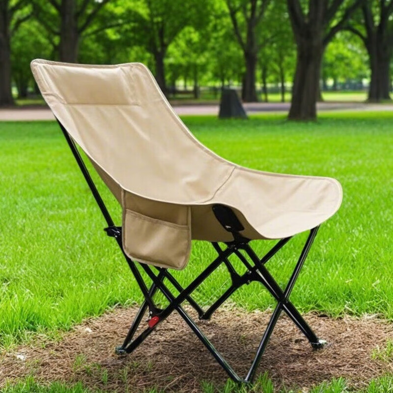 飞图乐三档可调节高背月亮椅 卡其色 YLY0701