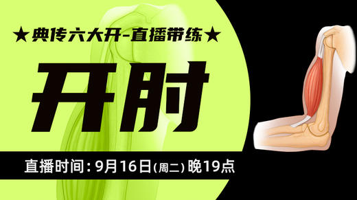 【9月16日】典传六大开直播带练（开肘） 商品图0