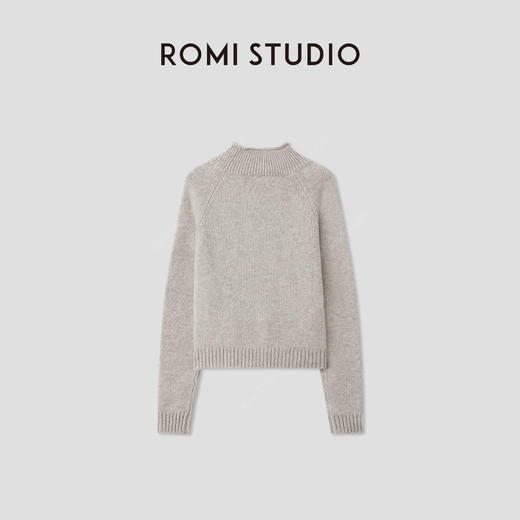 ROMI STUDIO“温暖如初”100%澳洲羊毛秋冬经典绞花毛衣RWCASZ4968 商品图1