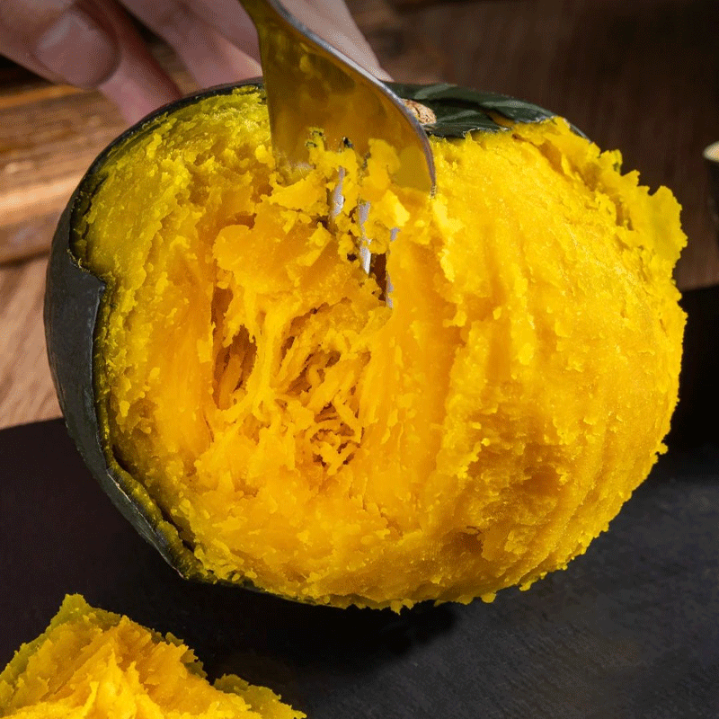 山东贝贝南瓜 蒸熟自带香甜味儿 口感粉糯香甜 软糯不粘牙 皮薄肉厚