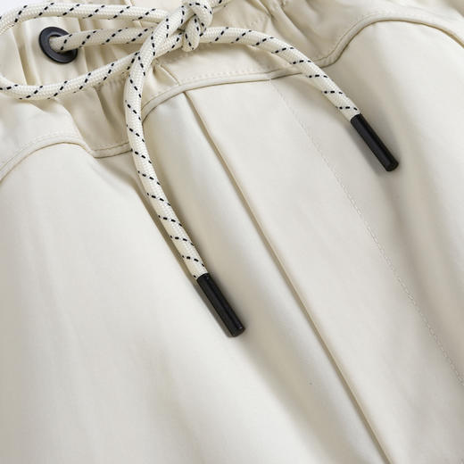 【抑菌&抗静电】圣得西工装机能羽绒裤2025秋新款防水松紧长裤男 商品图10