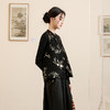 三彩【鎏金浮梦】2025冬季新款新中式马甲V领盘扣提花无袖棉服女 商品缩略图2