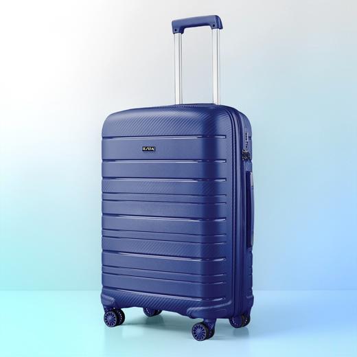 摔不烂行李箱全新PP拉杆箱行李箱 大容量拉链箱20寸登记密码箱 商品图1