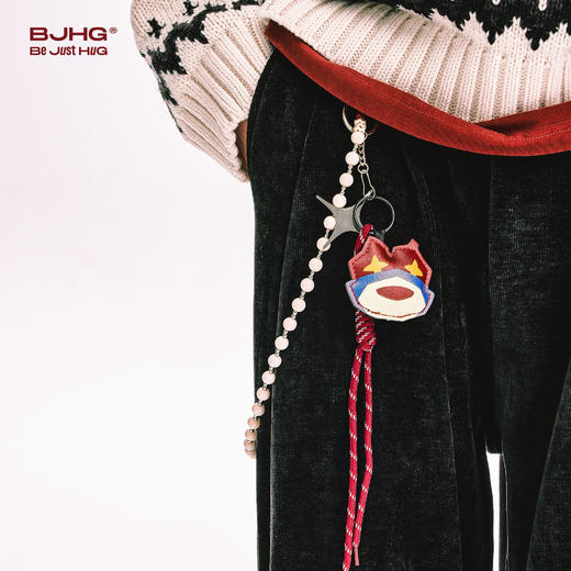 BJHG不计后果 B-joker皮挂件男女同款潮牌设计感休闲撞色百搭饰品 商品图0