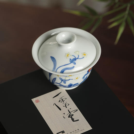 【一儒堂青花加彩匠心手作】青花加彩茶席雅物 传宫廷之美 承景德之器 商品图10