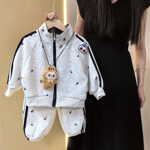 卡通卫衣套装2025秋季新款刺绣卫衣外套套装 商品图5