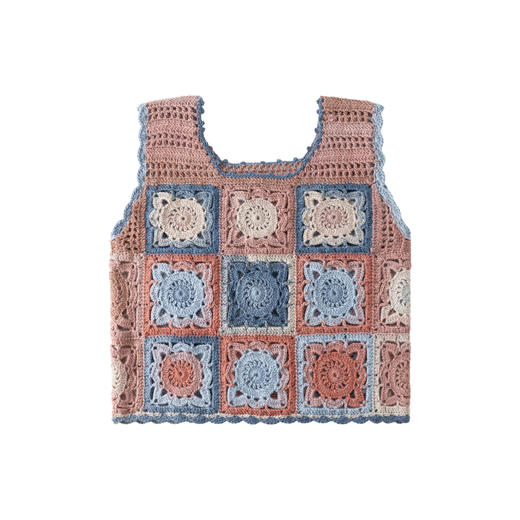 苏苏姐家绮罗祖母格背心手工diy钩针编织段染羊毛线团材料包 商品图4