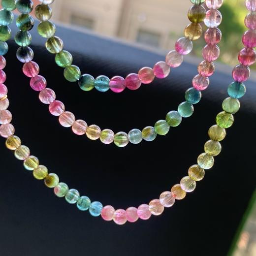 4.3mm多圈西瓜碧玺手串 商品图0